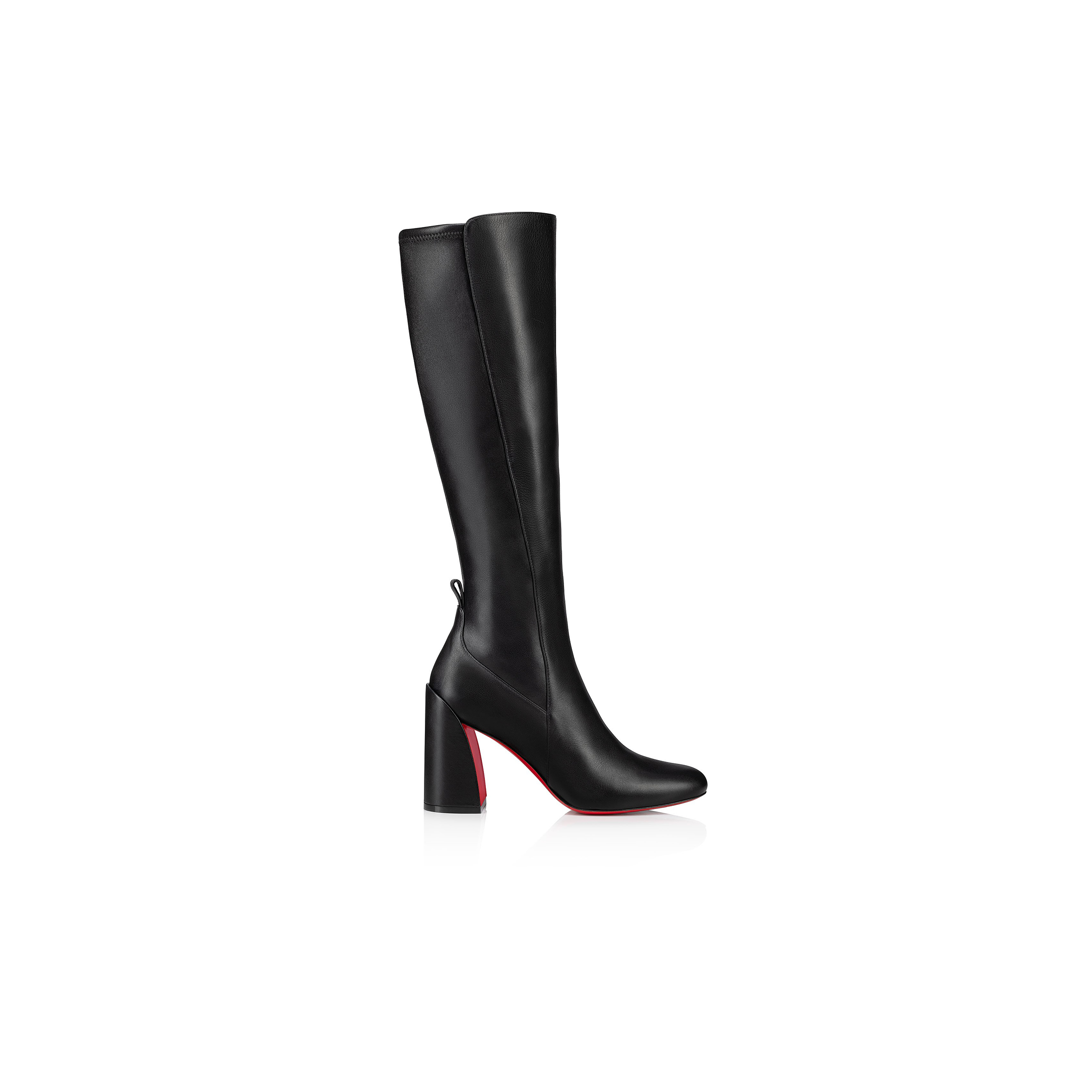 CHRISTIAN LOUBOUTIN JANE BOTTA 85 MM BOOTS-CALF LEATHER AND NAPPA LEATHER-BLACK-WOMEN 3240786BK01 CHRISTIAN LOUBOUTIN JANE BOTTA 85 MM BOOTS-CALF LEATHER AND NAPPA LEATHER-BLACK-WOMEN 3240786BK01